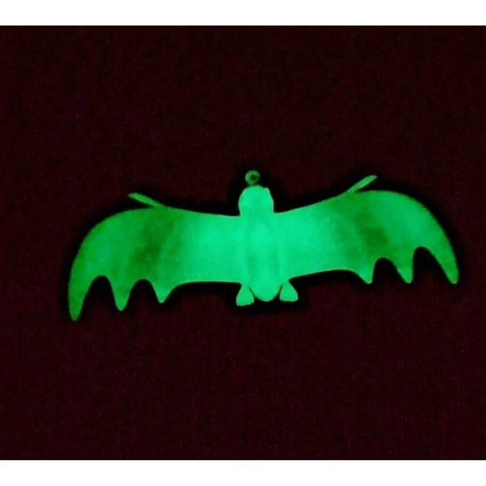 Glow in the Dark Necklace Bat Skull Bones Party Favor Science 31